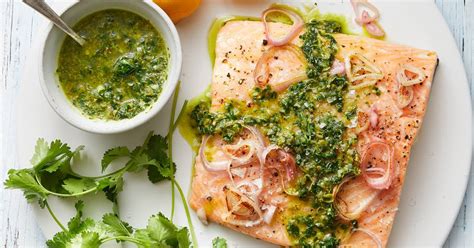 Roasted Salmon With Salsa Verde Recipe Yummly