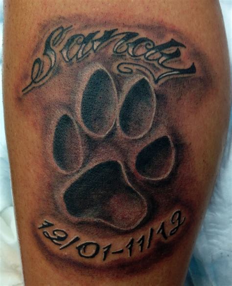 The 9 Most Adorable Dog Paw Tattoos Online