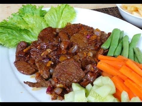 Daging cincang ini dicampur kelapa parut, santan kental, jeruk nipis, bawang merah, dan merica. Resep Bistik Daging Sapi Super Empuk - YouTube | Food ...
