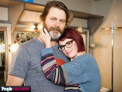 Megan Mullally Nick Offerman On Parks And Recreation Working Together