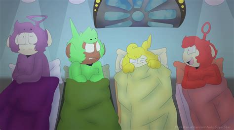 No Sleep For Anyone By Nekosugarstar Teletubbies Cute Cartoon