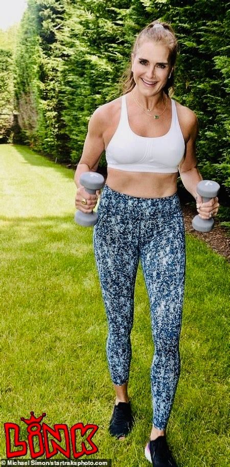 Brooke Shields Flaunts Her Ripped Body In Tiny Blue Bikini Part Three Of Three 22mooncom