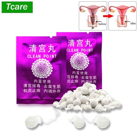 tcare 10pcs vaginal detox pearls for women beautiful life tampons chinese medicine swab tampons