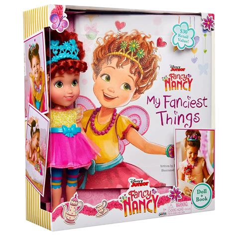Jakks Disney Fancy Nancy Doll And Book Set Featuring My Fanciest