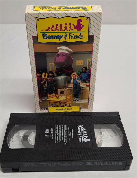 Barney And Friends Alphabet Soup Vhs Tape 1992 Ebay