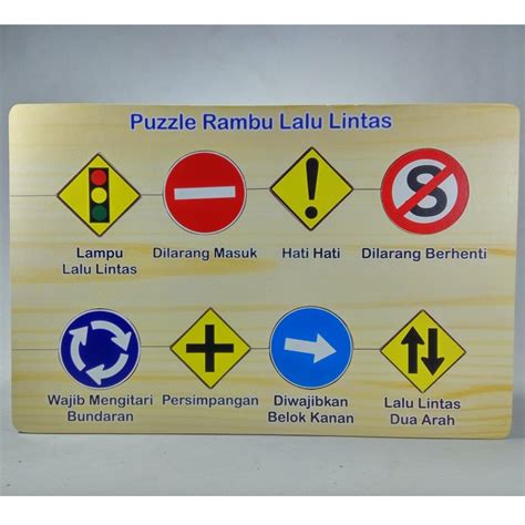 Jual Puzzle Seri Rambu Lalu Lintas Shopee Indonesia