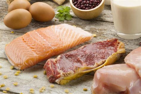 Alimenti Ad Alta Proteina Carni Pesci Pollame Frutta A Guscio