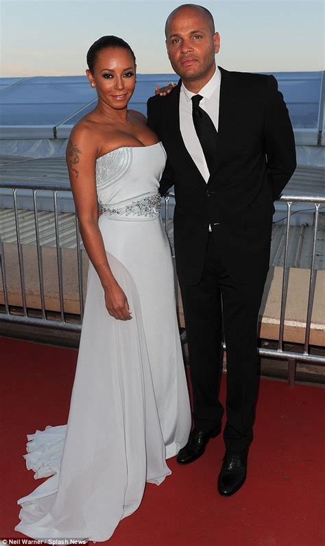 Mel B And Husband Stephen Belafonte Resemble A Bride And Groom As They Board Boat In Cannes
