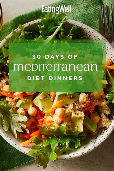 30 Days Of Mediterranean Diet Dinners Easy Mediterranean Diet Recipes