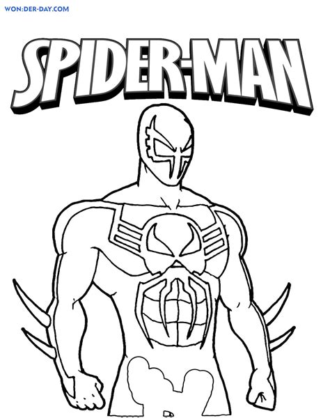 Dibujos De Spiderman Para Colorear Wonder Day