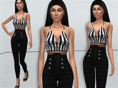 The Sims Resource Chic Jumpsuit