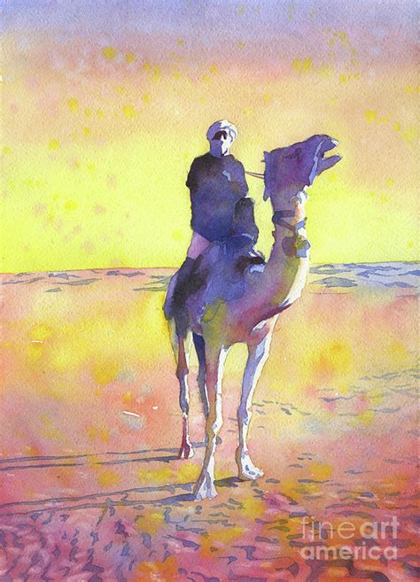 Desert Man Painting By Ryan Fox Fine Art America