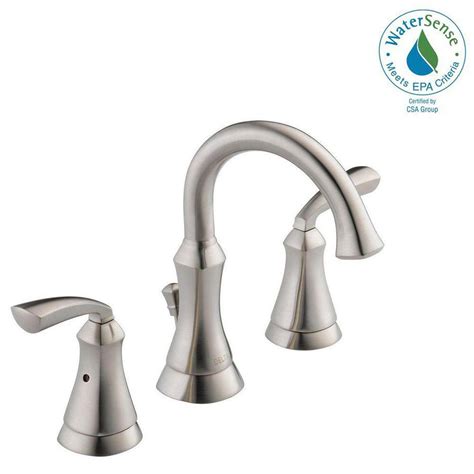 Centerset bathroom faucets or buy online pick up in store today in the bath department. Delta Brushed Nickel Widespread Faucet, Widespread Brushed ...