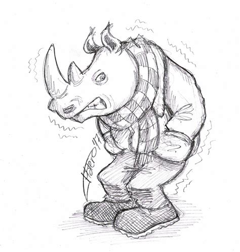 Platero Caricaturas Cómics E Ilustraciones Rinoceronte Helado