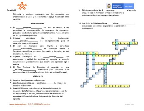 Crucigrama Politicas De Bienestar Pdf Modificación De