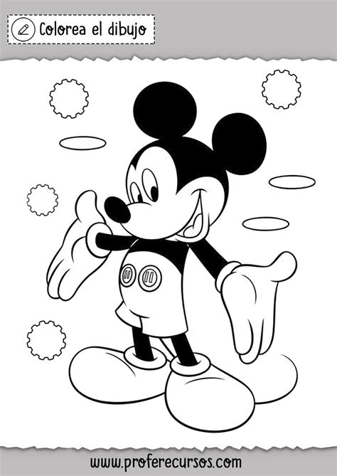 Dibujos De Mickey Mouse Para Colorear