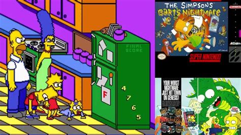 Snes A Day 100 The Simpsons Barts Nightmare Youtube