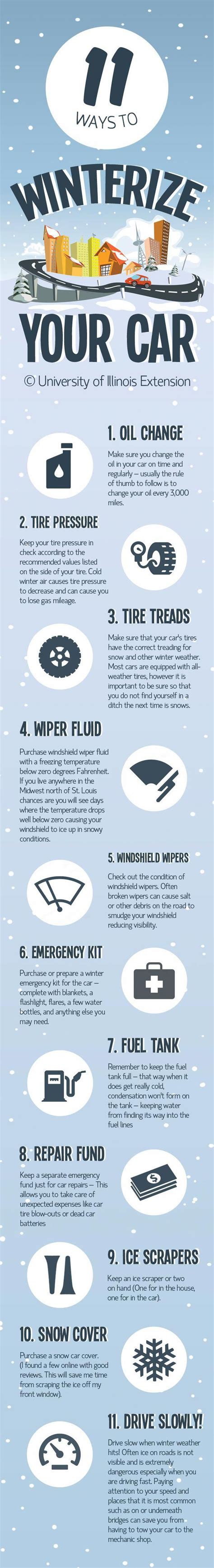 11 Ways To Winterize Your Car Repair And Maintenance Car Best Gas