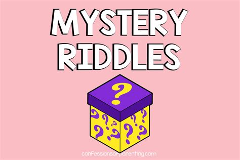 60 Mystery Riddles To Solve