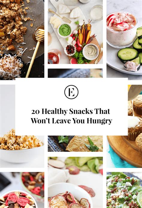 20 Healthy Snacks That Wont Leave You Hungry The Everygirl
