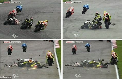 Marco Simoncellis Horrific Crash Motorsport In Shock Photos And Video
