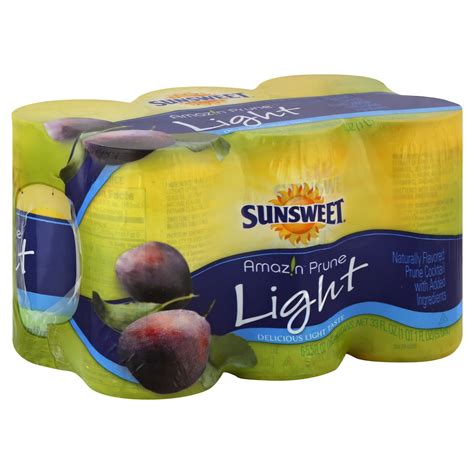 Sunsweet Amazin Light Prune Juice 6 Ct 55 Fl Oz Shipt