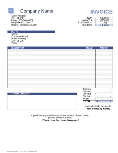 Blank Invoices In Excel Examples 9 Pdf Examples With Invoice