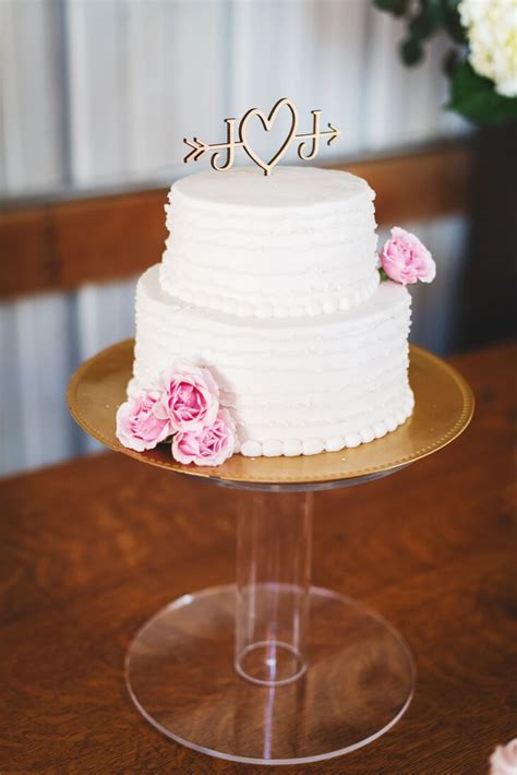 Wedding cakes that have a single tier can be very elegant. Wedding Cake Designs Two Tier - Allope #Recipes