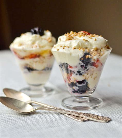 Get all the sweet flavor with less carbs: Quick Dessert Recipe: Toasted Oat & Walnut Whisky Trifle ...