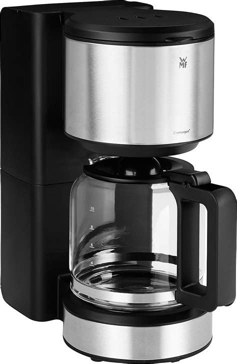 Original wmf kaffeemaschine, 2 vorratsbehäter außen edelstahl, innen porzellan, beheizt, mit schwenkbarer brüheinheit. WMF Kaffeemaschine »Stelio Aroma«, Cromargan®