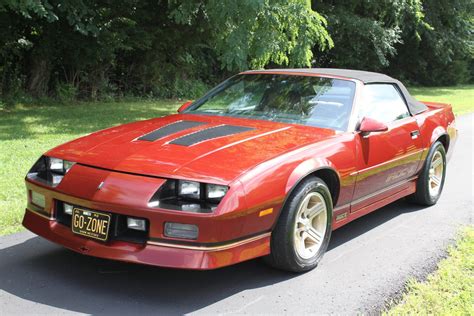 One Owner 1989 Chevrolet Camaro Iroc Z Convertible For Sale On Bat