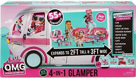 Lol Surprise Omg Glamper Fashion Camper Doll Playset With 55 Surprises