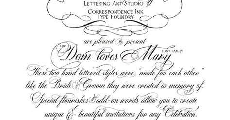 Use the selector above to match other fonts in the family. Dom Loves Mary calligraphy font is launched! | Calligraphy ...
