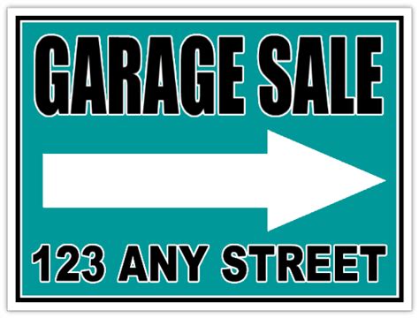 Garage Sale Signs Custom Yard Sale Sign