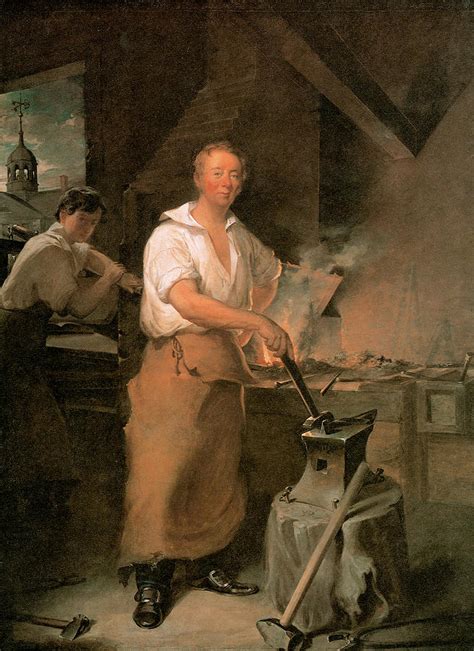 Pat Lyon At The Forge Painting By John Neagle Fine Art America