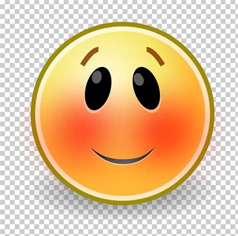 Blushing Smiley Face Emoji