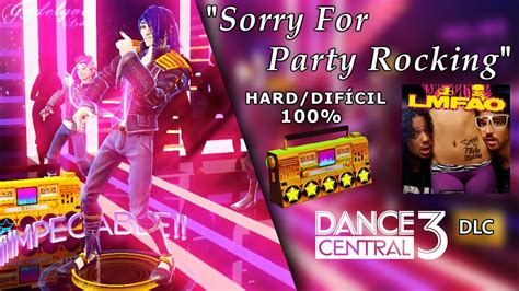 sorry for party rocking dance central 3 on hard 100 gold stars youtube