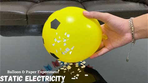 Static Electricity Fun Experiments Using Static Electricity Balloon