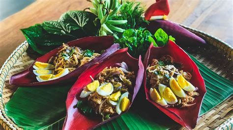 Thai Banana Blossom Salad Recipe Yam Hua Plee — World Of Thai Food