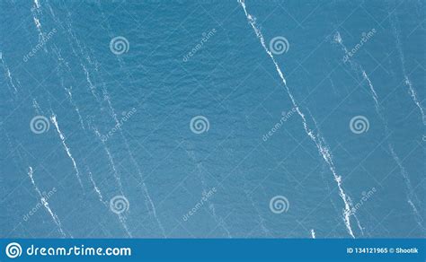 Top View On Blue Water Surface Texture Royalty Free Stock Photography