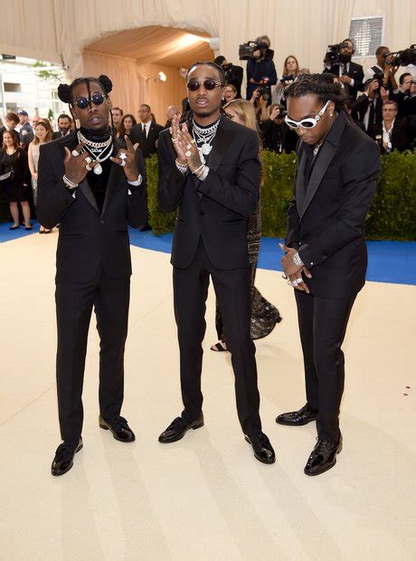 Migos Looked Sharp In Matching Suits And Chains The Met Gala 2017