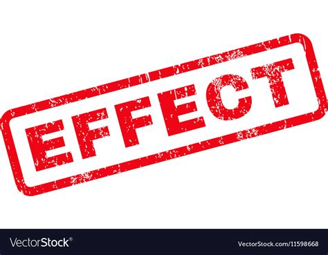 Effect Text Rubber Stamp Royalty Free Vector Image