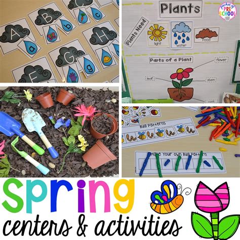15 fun literacy activities for preschoolers. Spring Activities and Centers for Preschool, Pre-K, and ...