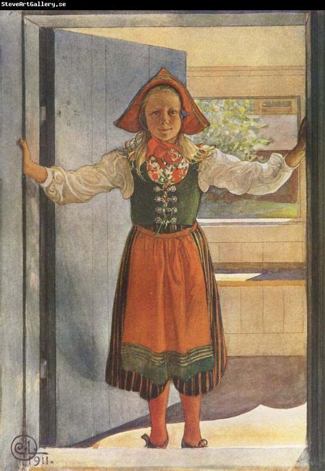 Carl Larsson Swedish 1853 1919 Kerstis Sleigh Ride Pinterest