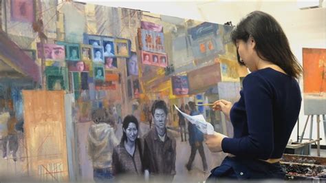 Oil Painting Process Hong Kong - YouTube