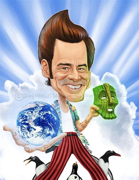 Jim Carrey Character Compilation Caricature By Jubhubmubfub On Deviantart