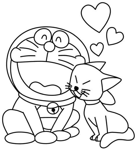 Gambar Untuk Mewarnai Doraemon