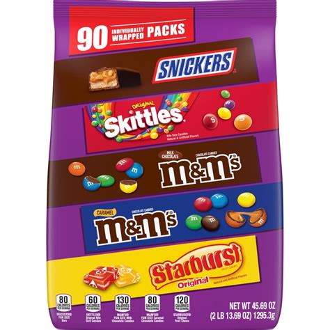 Buy Snickers Mandms Milk Chocolate Mandms Caramel Skittles And Starburst