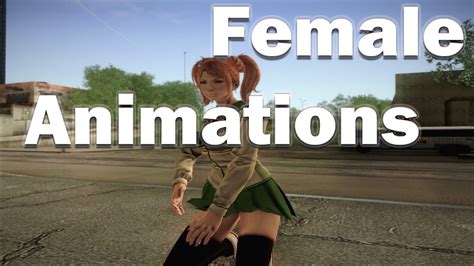 gta sa animação feminina youtube