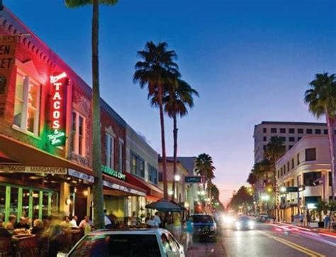 Clematis Street And Downtown West Palm